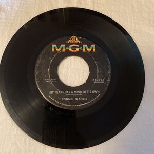 Connie Francis Malaguena/My Heart Has a Mind Of Its Own 45RPM MGM Records 1960